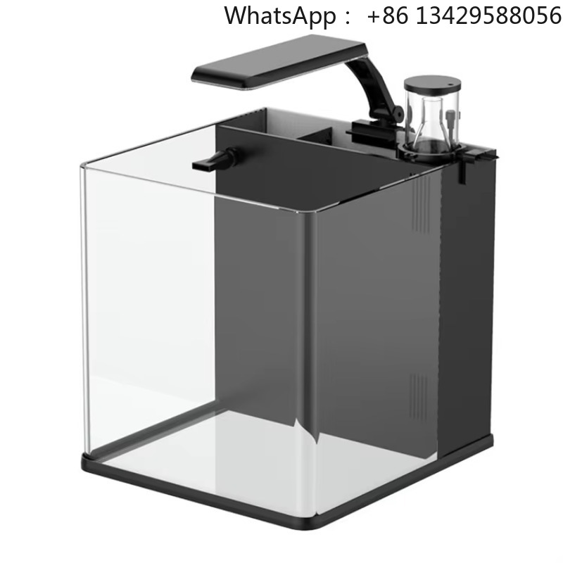 Marine Aquarium Cube - حوض أسماك ميني من الزجاج فائق