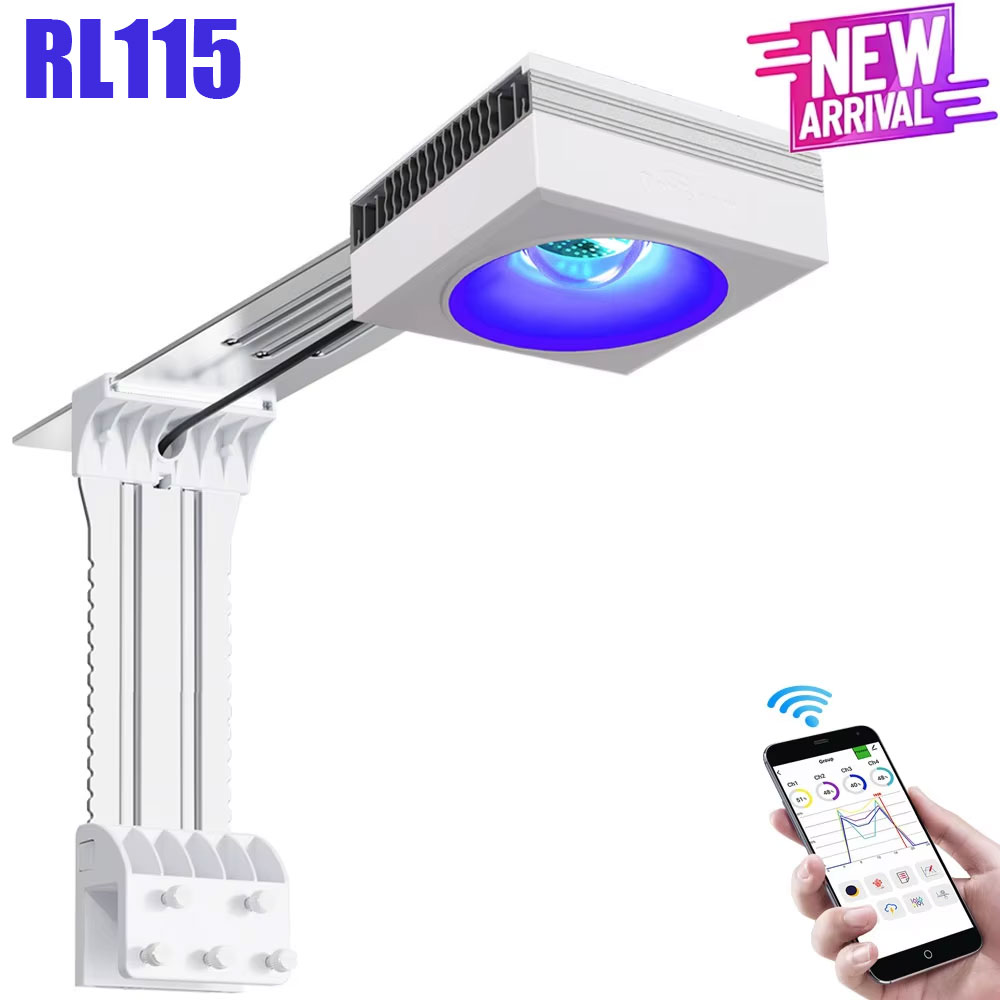 Reef Lighting - جديد PopBloom RL115 WiFi البحرية حوض