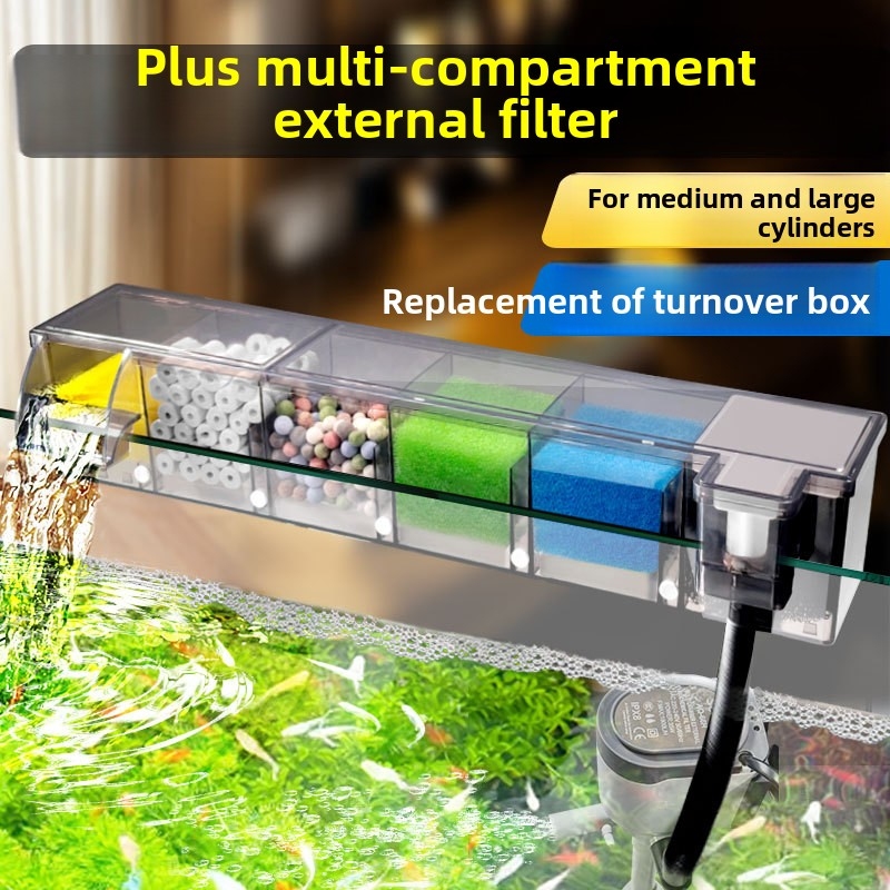 Reef Tank Filter - فلتر حيوي كيميائي متعدد الغرف معلق