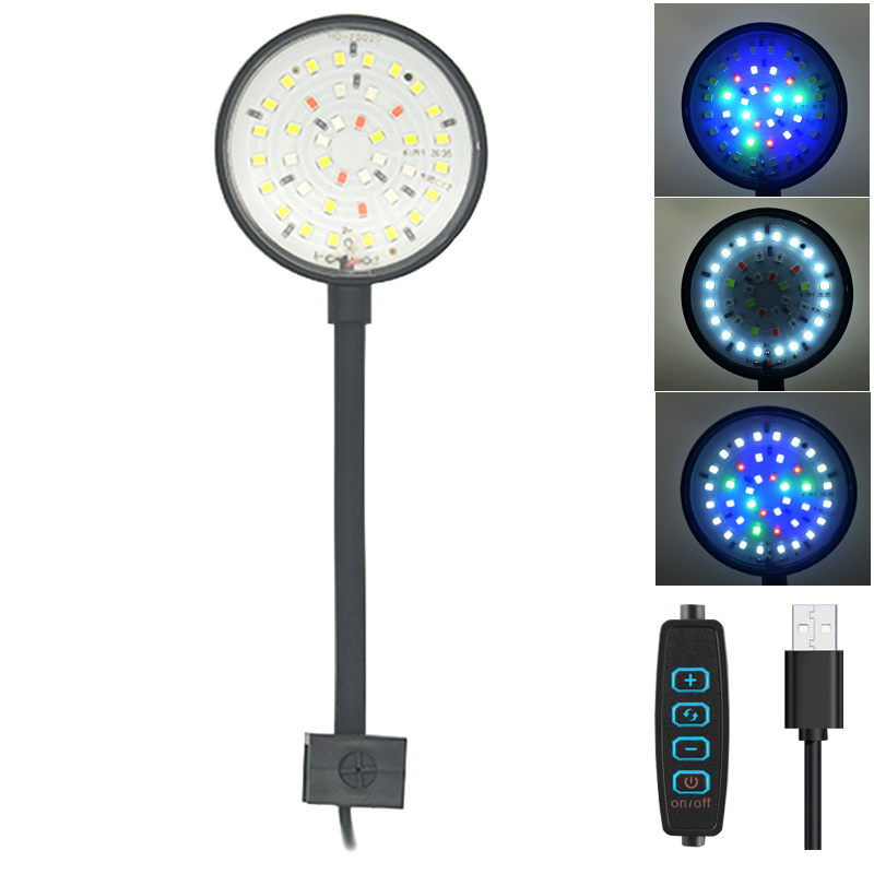 USB حوض السمك LED مصباح خزان ا - مراجعة Reef Lighting وسعره