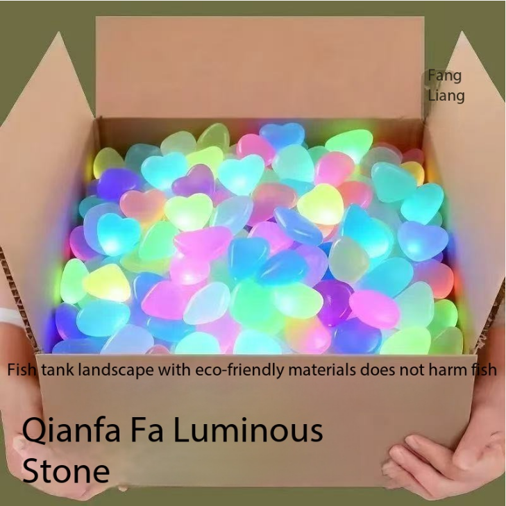 1 سم 100 قطعة حجر إوز ملون مضي - مراجعة Marine Fish Tank وسعره