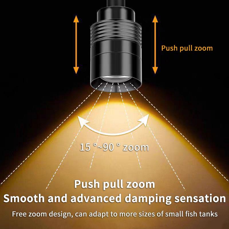 مصباح LED ثلاثي الألوان بقوة 3 - مراجعة Aquarium Marine Lights وسعره