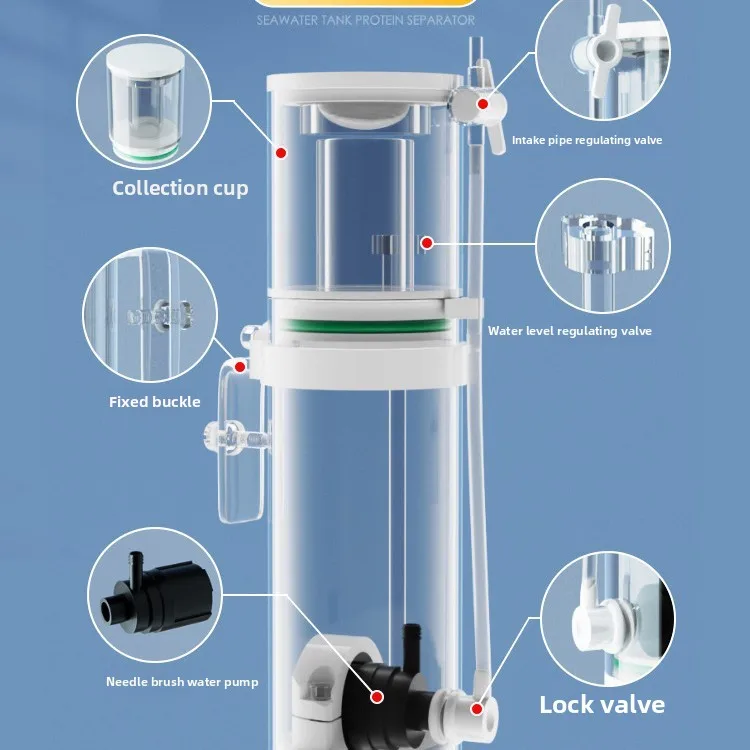 فاصل بروتين جديد صغير للأحواض  - مراجعة Reef Tank Filter وسعره