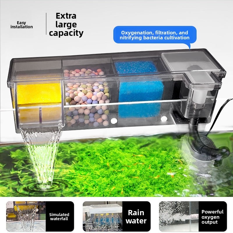 فلتر حيوي كيميائي متعدد الغرف  - مراجعة Reef Tank Filter وسعره