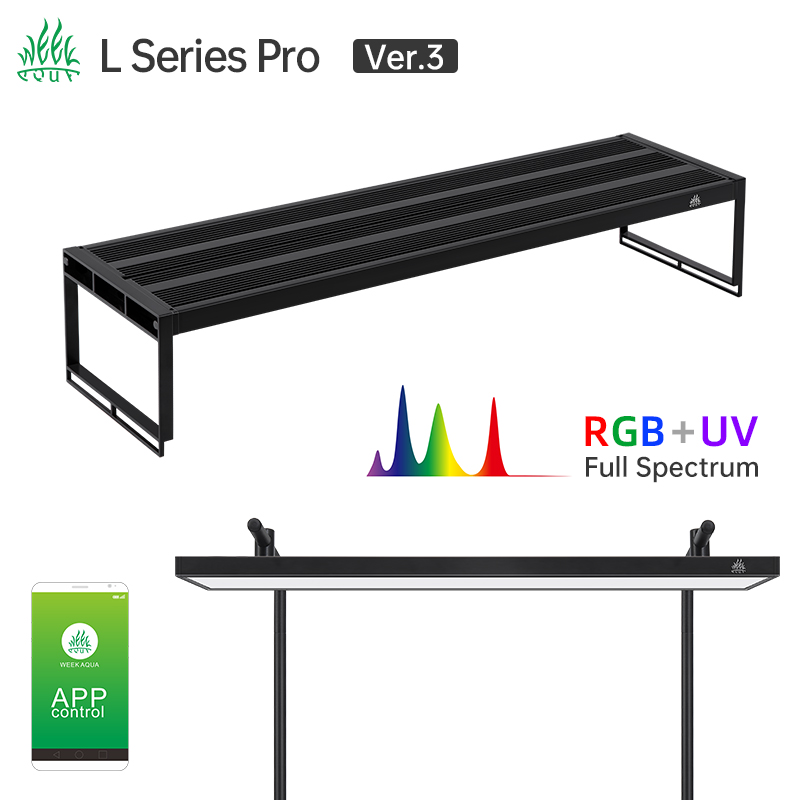 WEEK AQUA L Series APP التحكم  - مراجعة Aquarium Marine Lights وسعره