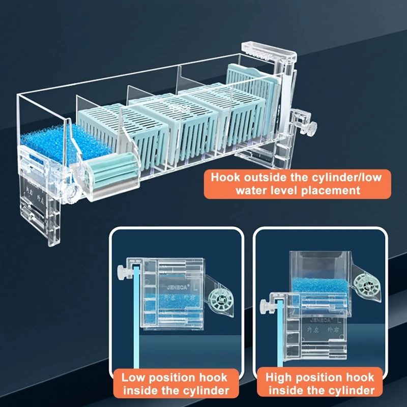 220 فولت حوض السمك الحائط شلال - مراجعة Reef Tank Filter وسعره