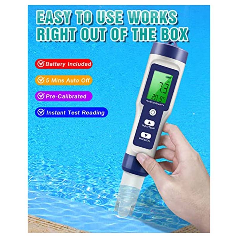 مقياس TDS، 0-200000 جزء في الم - مراجعة Saltwater Tank وسعره